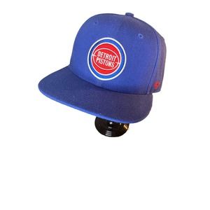 47 Brand Detroit Pistons Blue Snapback Hat NEW